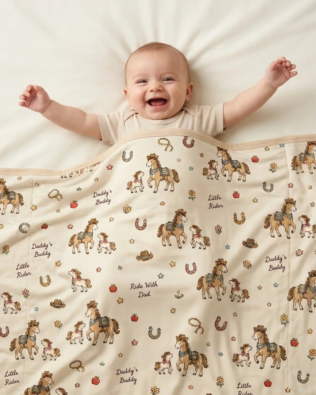 Daddy's Buddy Bamboo Blanket