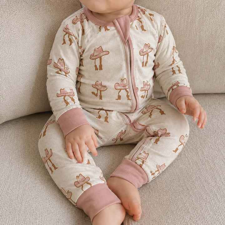 Dancing Cowboy Hats Bamboo Convertible Zippy