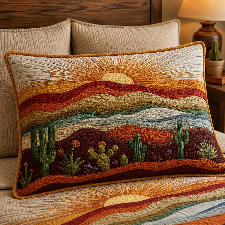 Desert Sun Bamboo Quilt Pillow Case