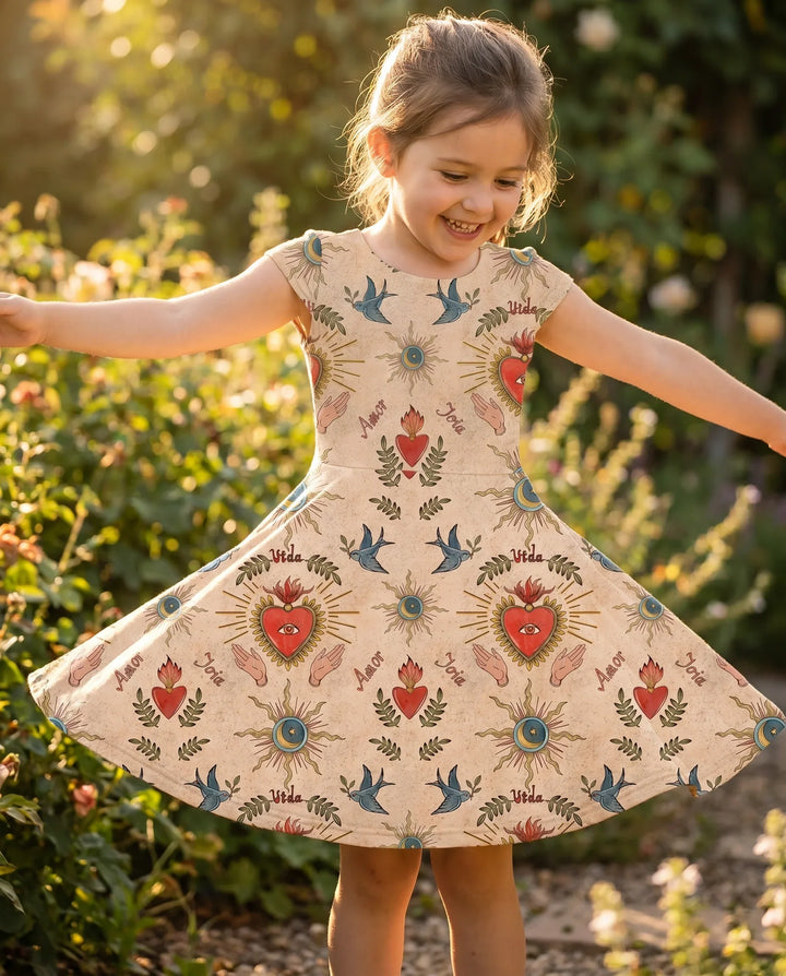 Sacred Heart Spirits Bamboo Twirl Dress