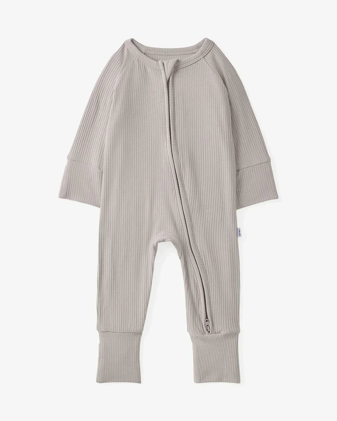 Dove Gray Ribbed Bamboo Convertible Zippy