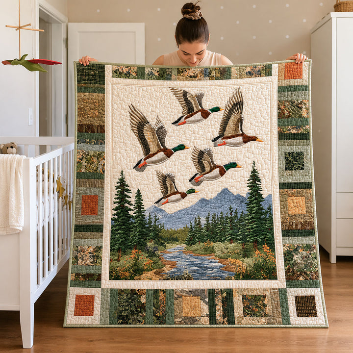 Duck Haven Bamboo Quilt Blanket