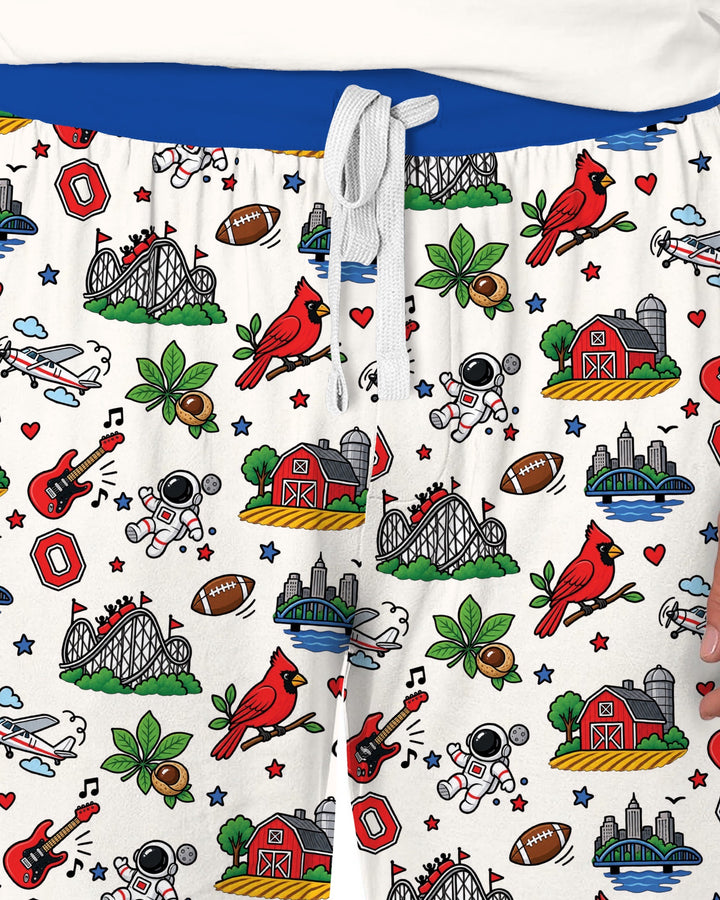 Someone in Ohio Loves Me Bamboo Men's Pajama Set