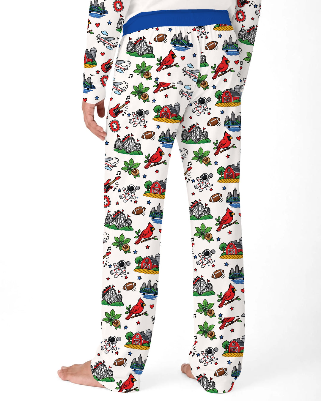 Someone in Ohio Loves Me Bamboo Men's Pajama Set