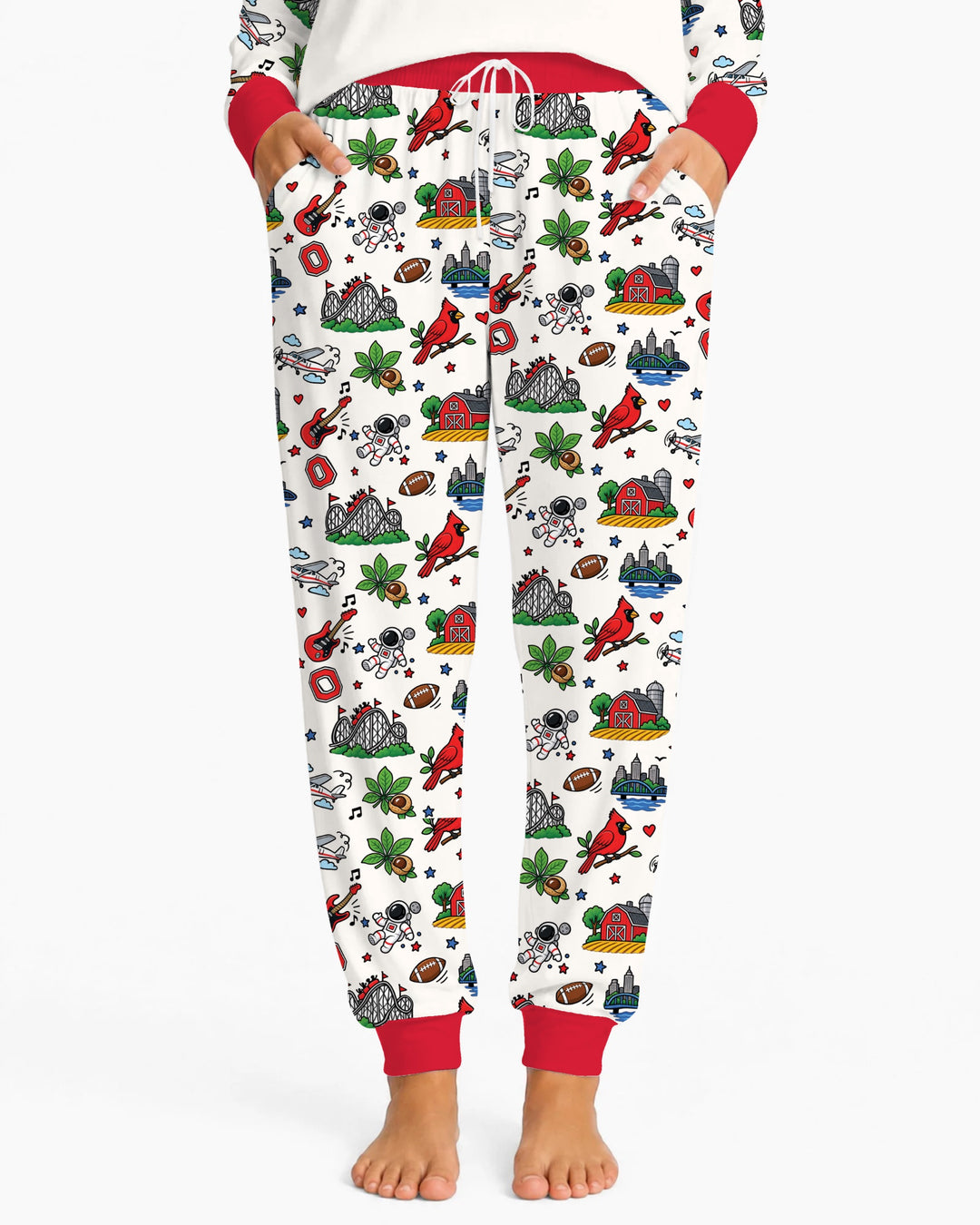 Someone in Ohio Loves Me Bamboo Women Pajama Set