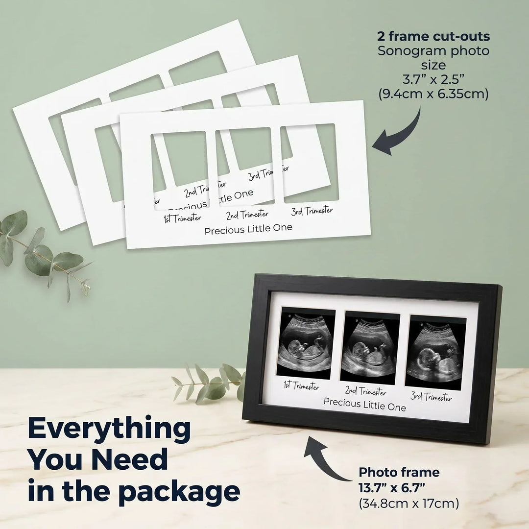Baby & Dog Memory Picture Frame
