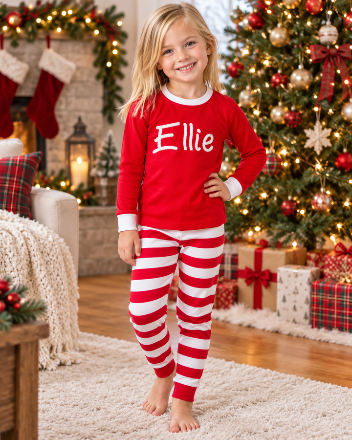 Template Bamboo Two Piece Long Sleeve Pyjamas Set