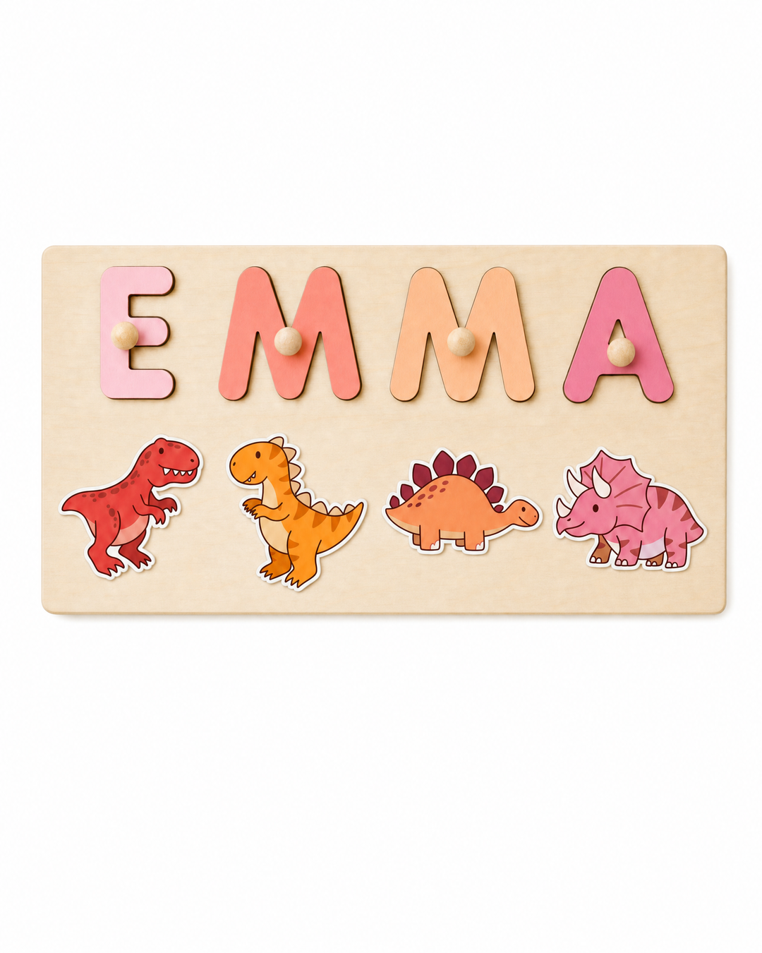 Personalized Dinosaur Wooden Puzzle