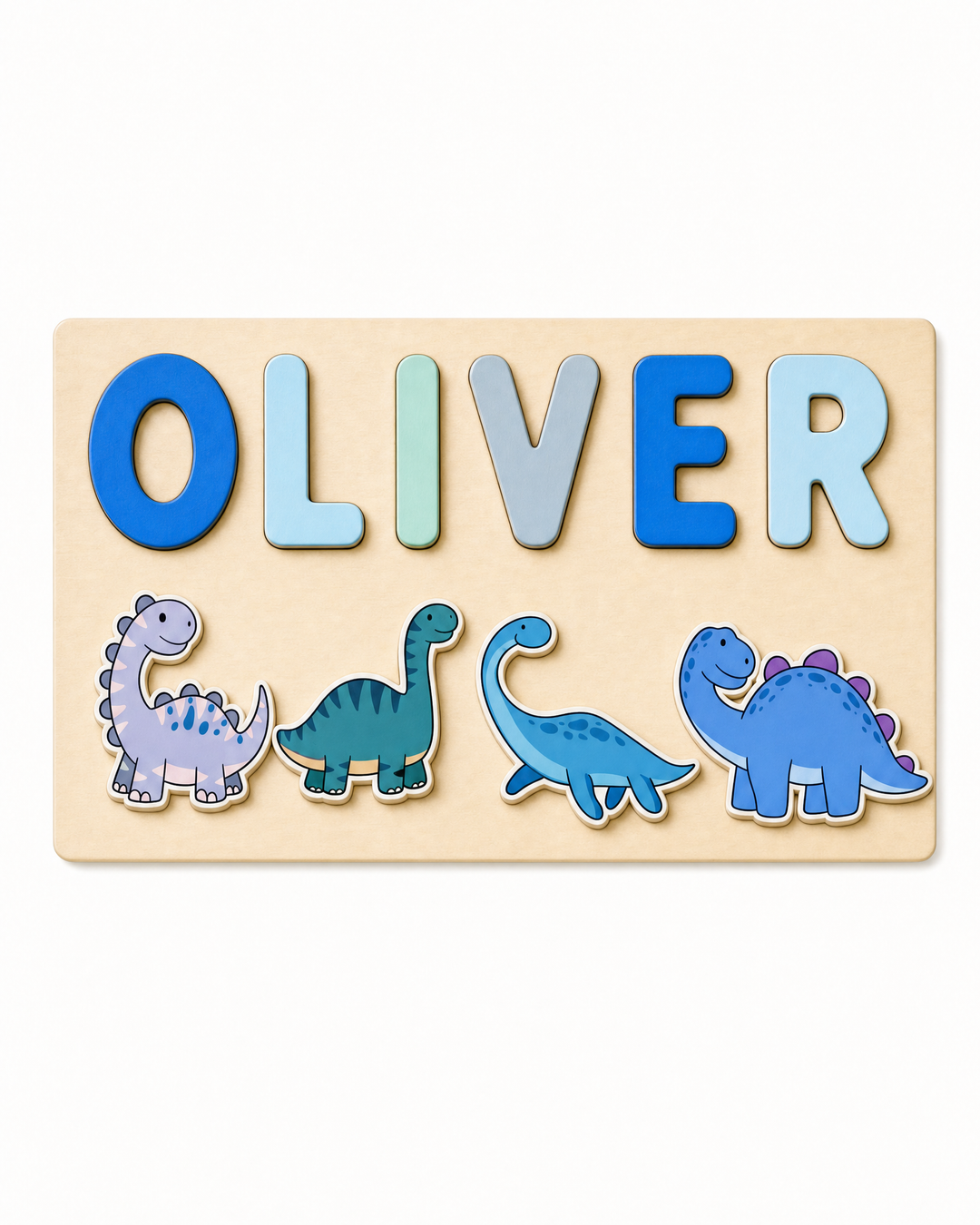 Personalized Dinosaur Wooden Puzzle
