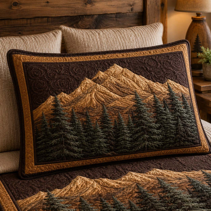 Evergreen Mist Bamboo Quilt Pillow Case