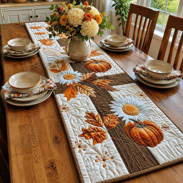 Faithful Fall Quilt Table Runner