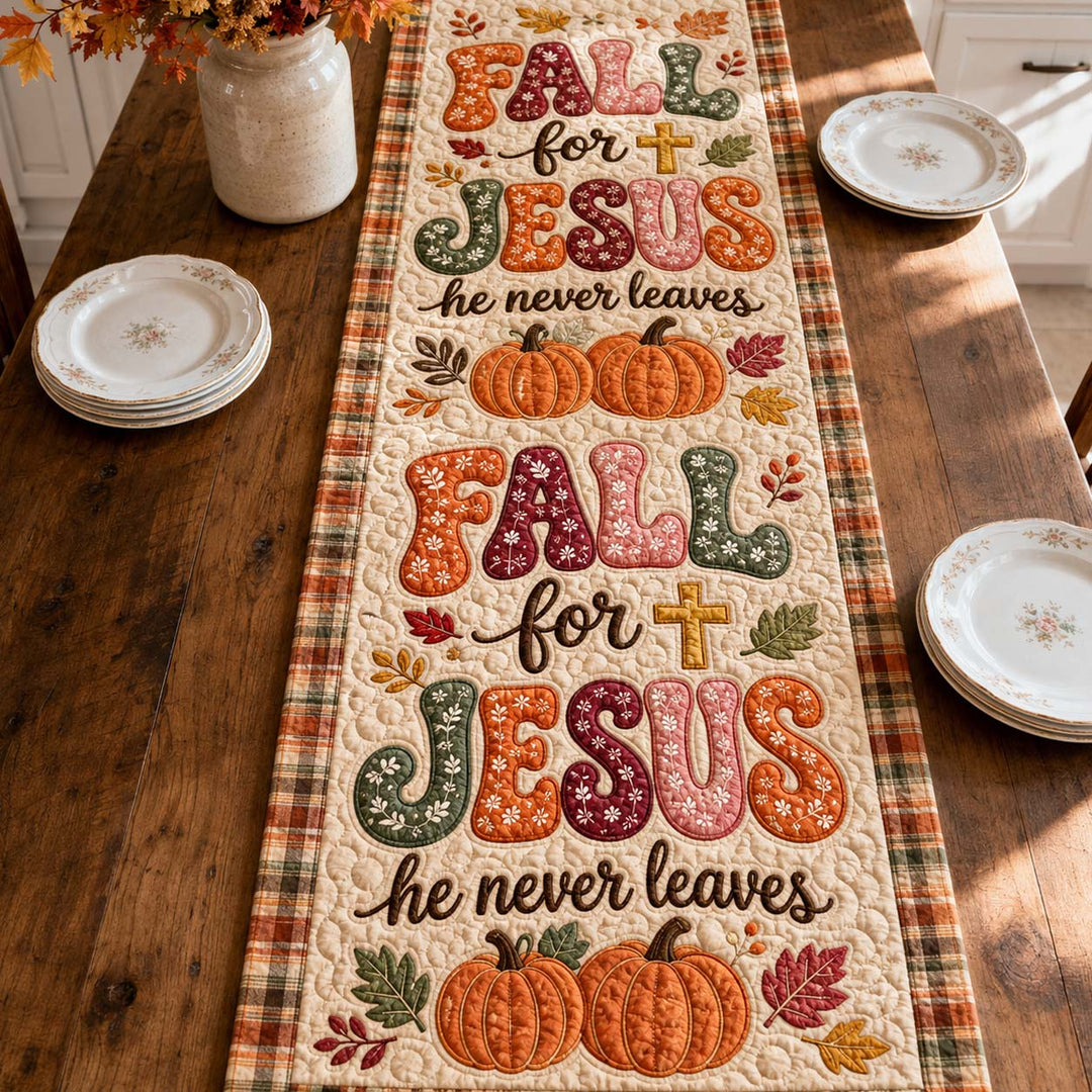 Faithful Jesus Comfort Quilt Table Runner