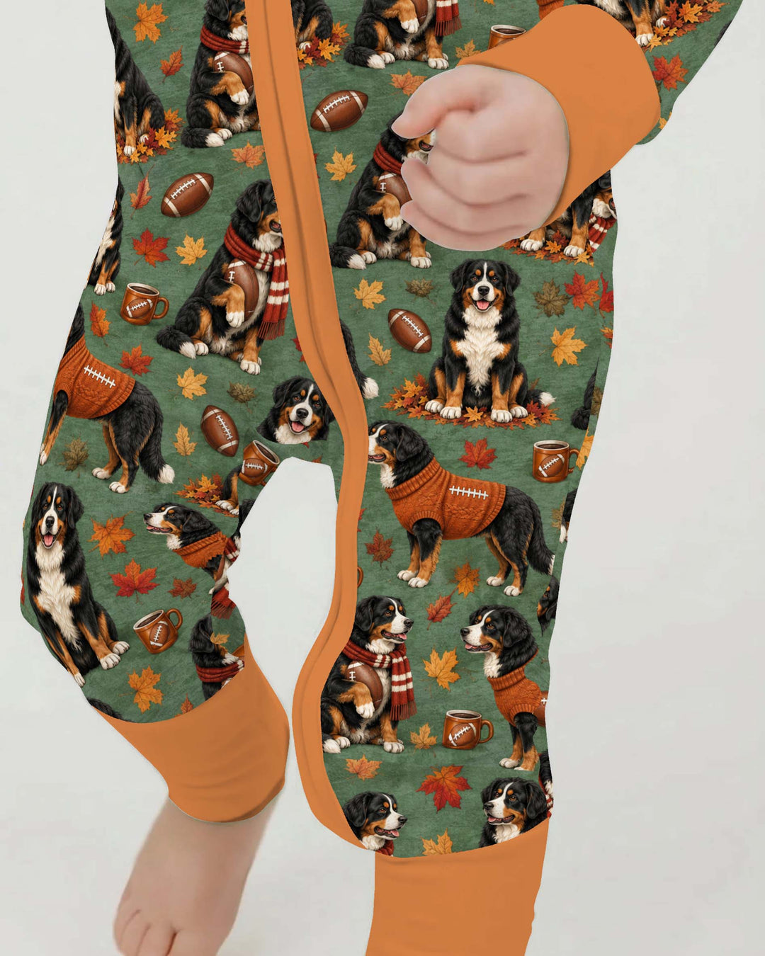 Fall Football Bernese Dogs Bamboo Convertible Zippy