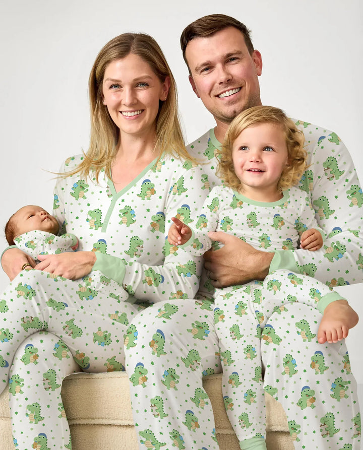 Shabbat Dinosaur Bamboo Women Pajama Set