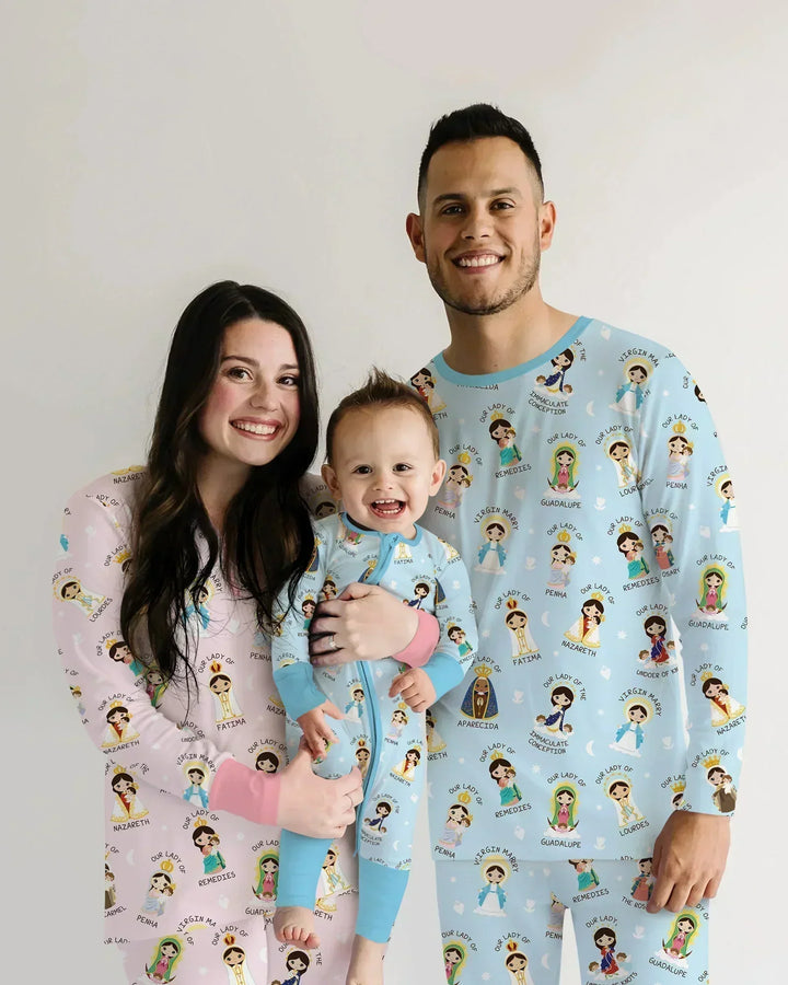 Little Marian Blessings Bamboo Two Piece Long Sleeve Pajama Set