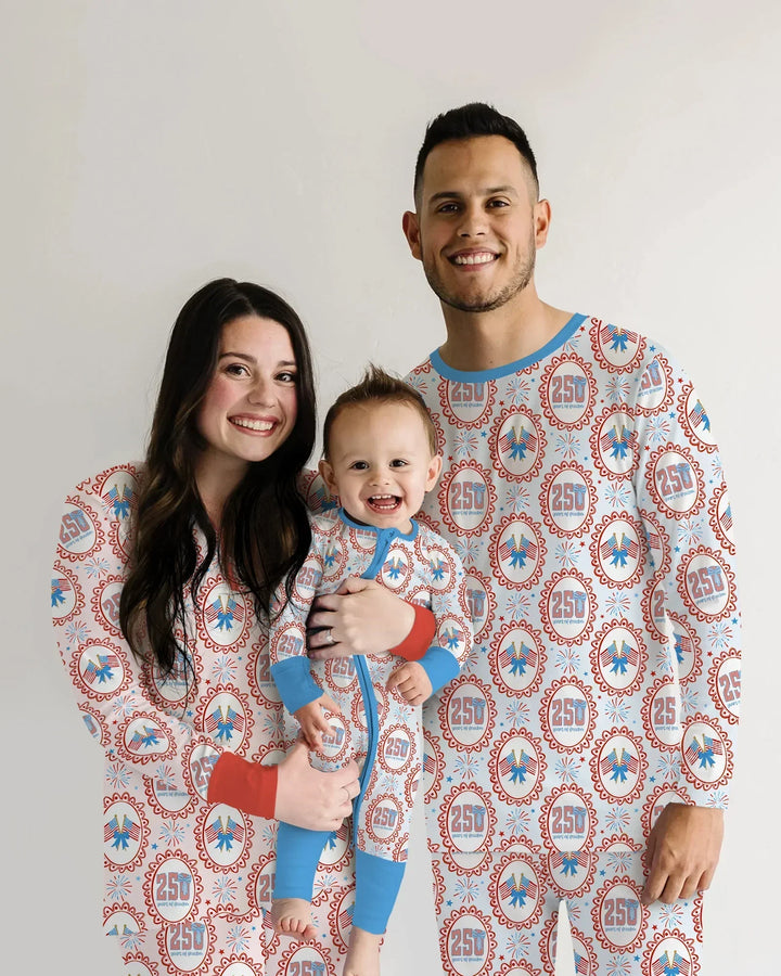 Patriotic Coquette Bamboo Men's Pajama Set