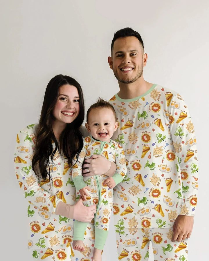 Happy Passover Family Matching Bamboo Women Pajama Set