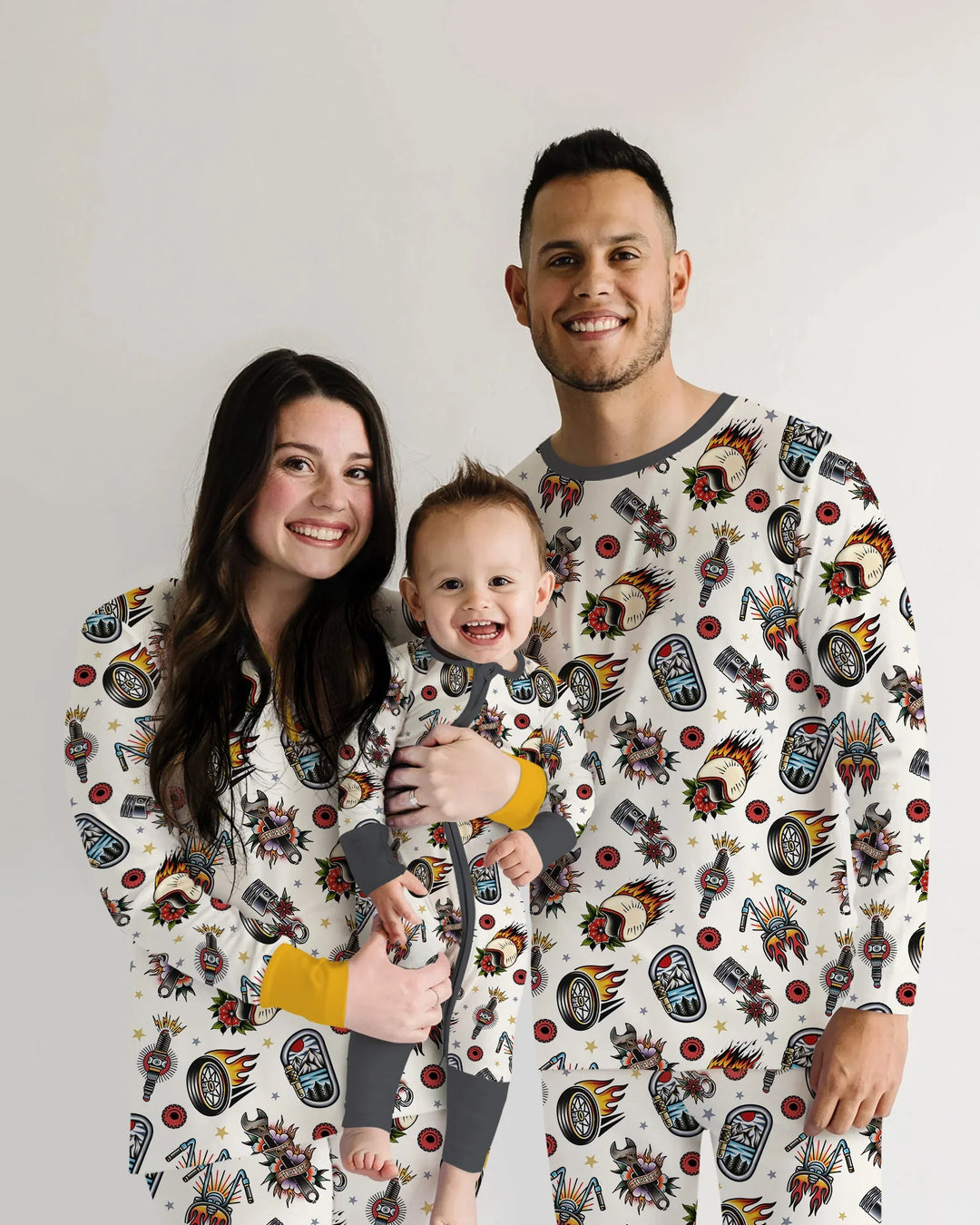 Born to Ride Together Family Matching Bamboo Convertible Zippy