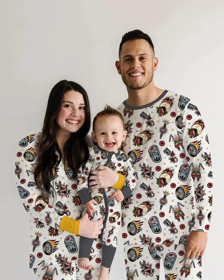Born to Ride Together Family Matching Bamboo Convertible Zippy