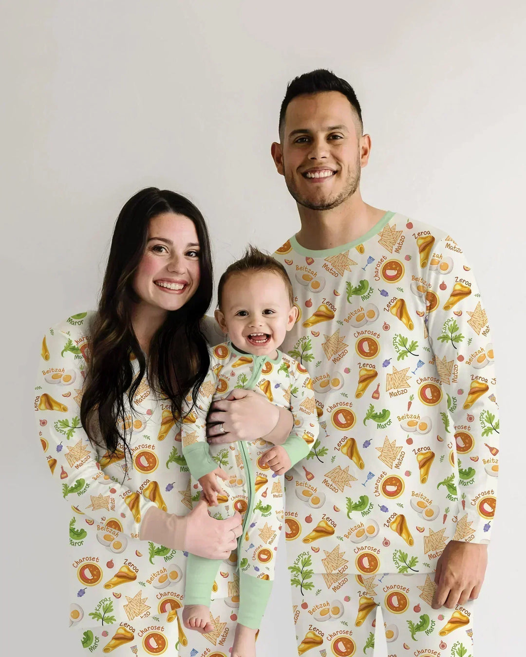 Happy Passover Family Matching Bamboo Convertible Zippy
