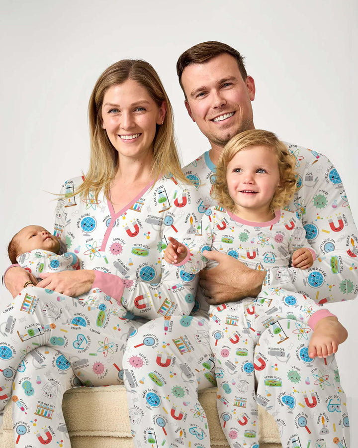 Science Fun Family Matching Bamboo Men's Pajama Set