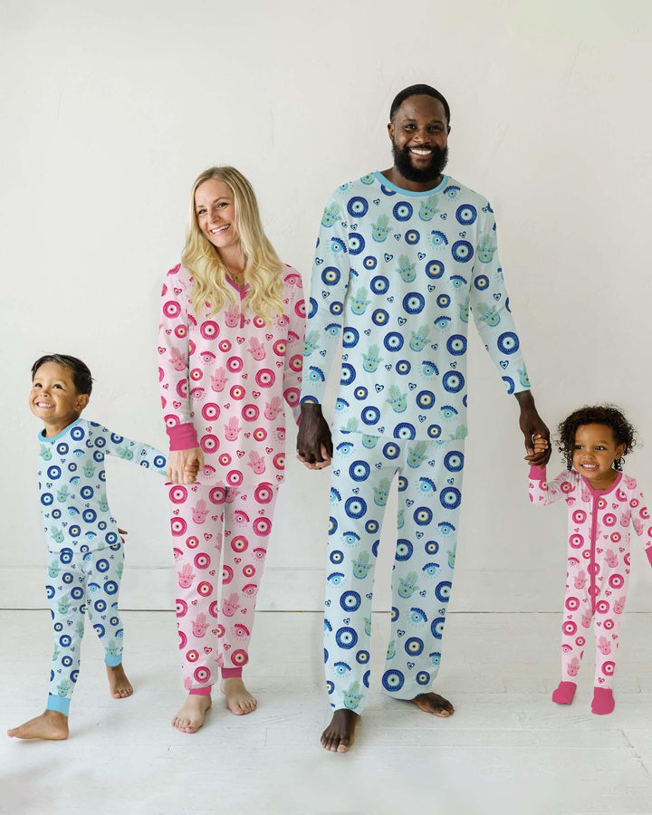 Mini Mystic Family Matching Bamboo Two Piece Long Sleeve Pajama Set