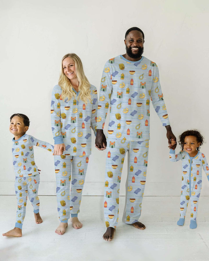 Ramadan Mubarak Family Matching Bamboo Convertible Zippy