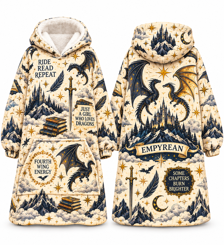Lost In Dragon Kingdom Blanket Hoodie