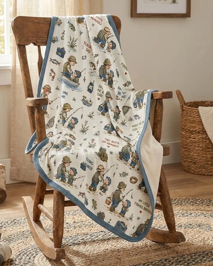 Fishing Buddy Bamboo Blanket
