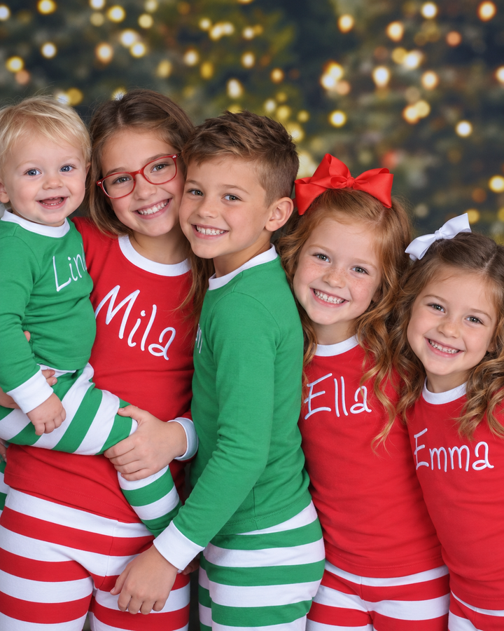 Template Bamboo Two Piece Long Sleeve Pyjamas Set