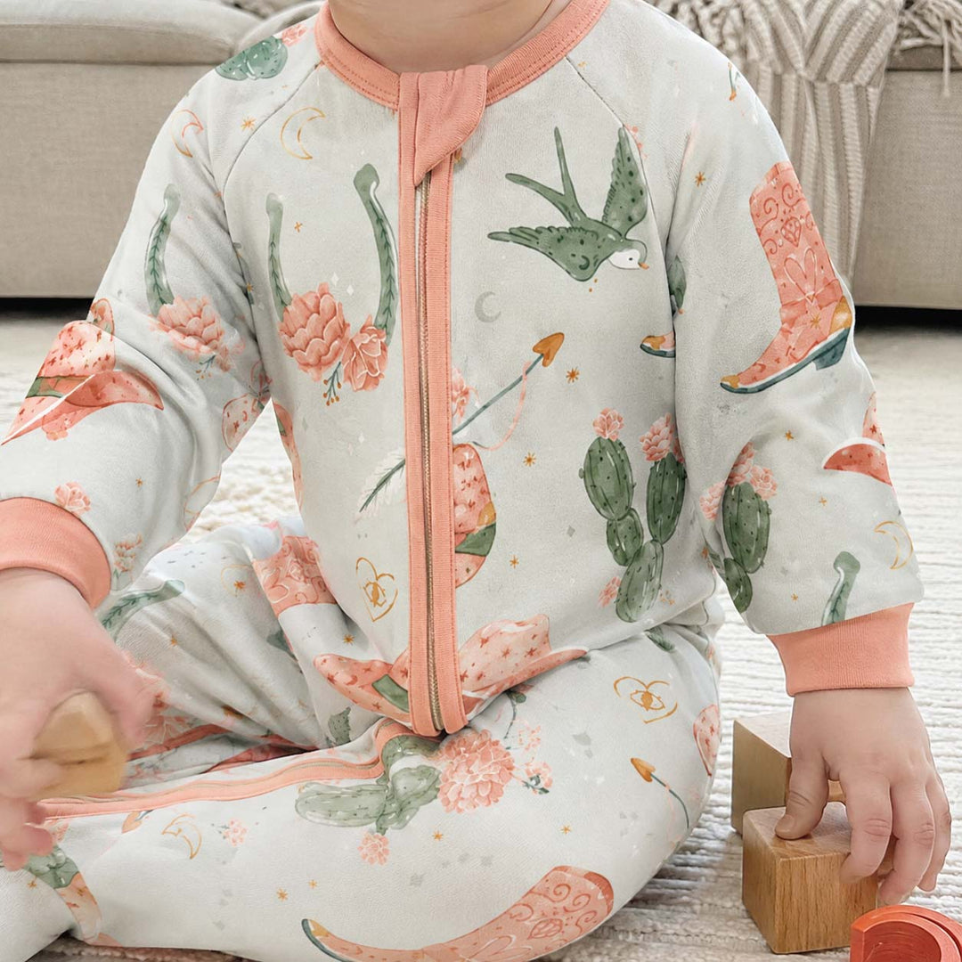 Floral Desert Cowgirl Bamboo Convertible Zippy
