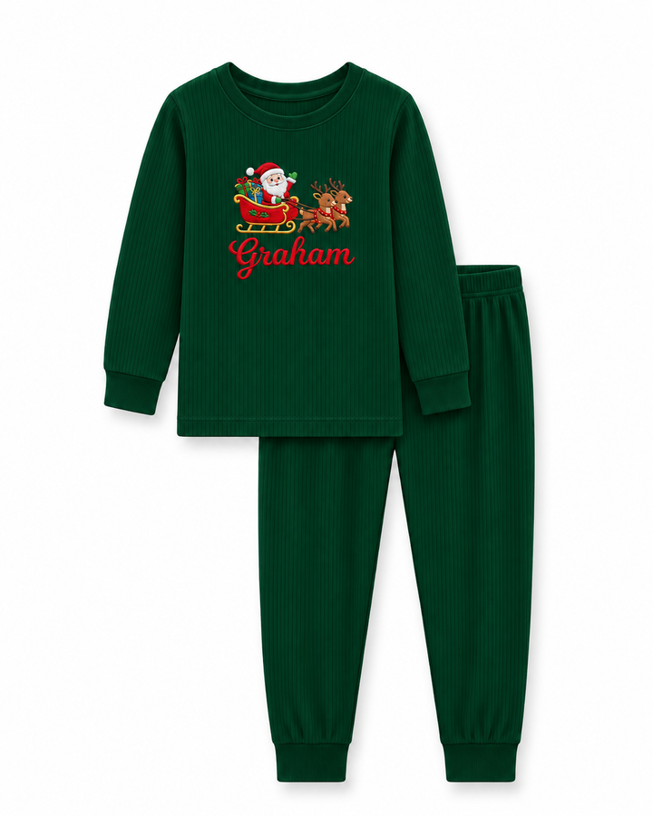Template Bamboo Two Piece Long Sleeve Pyjamas Set