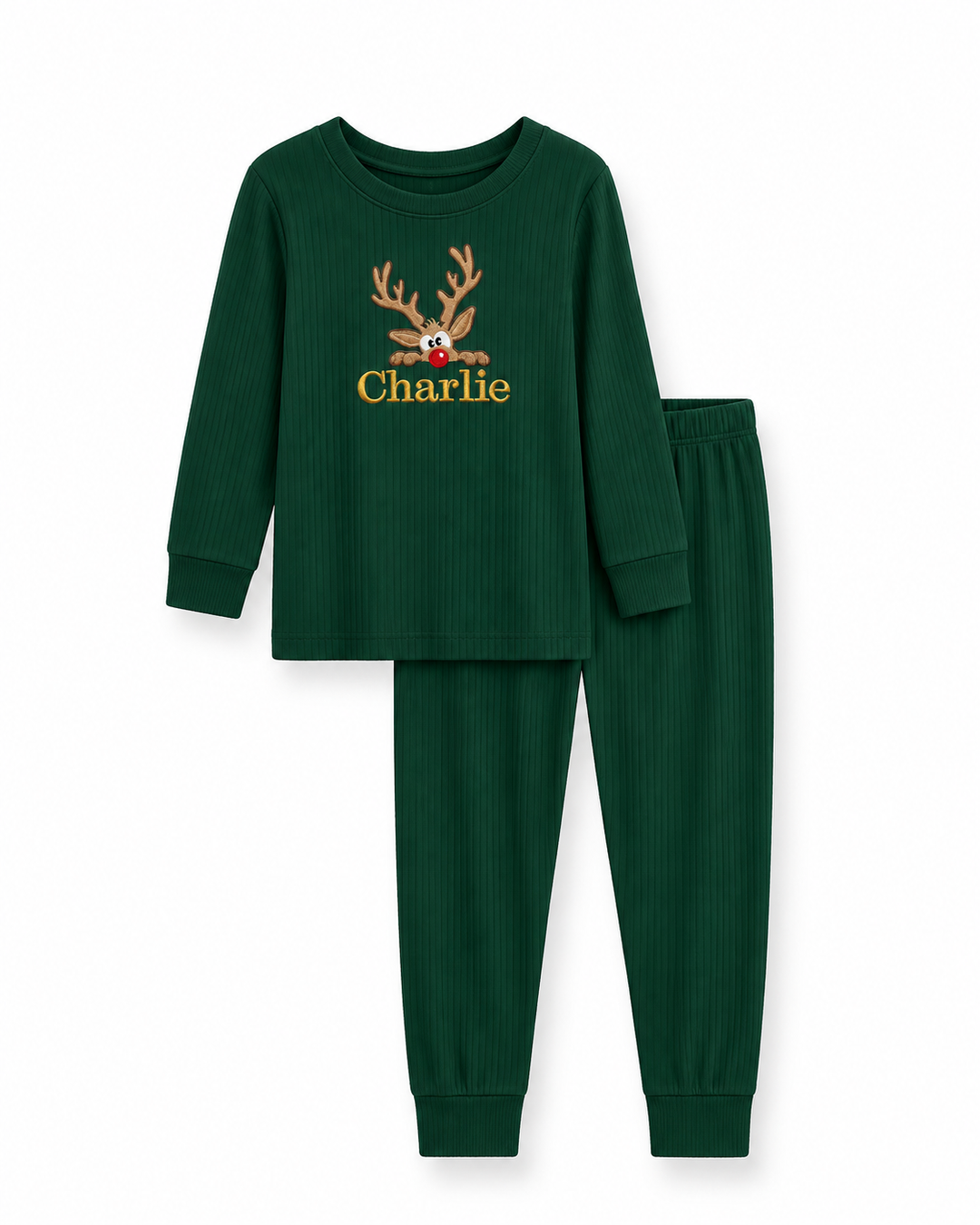 Template Bamboo Two Piece Long Sleeve Pyjamas Set