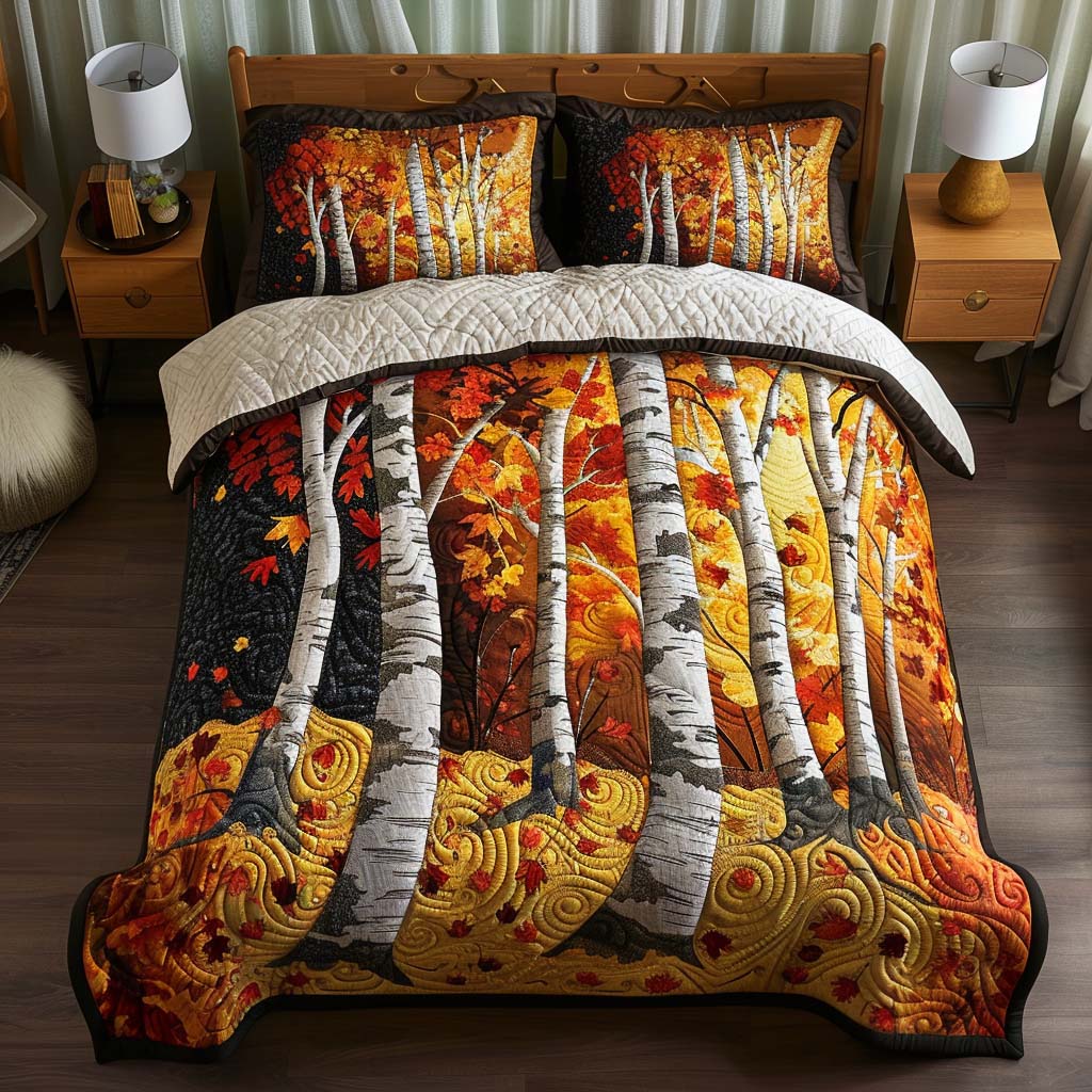 Forest Horizon Bamboo Quilt Bedding Set
