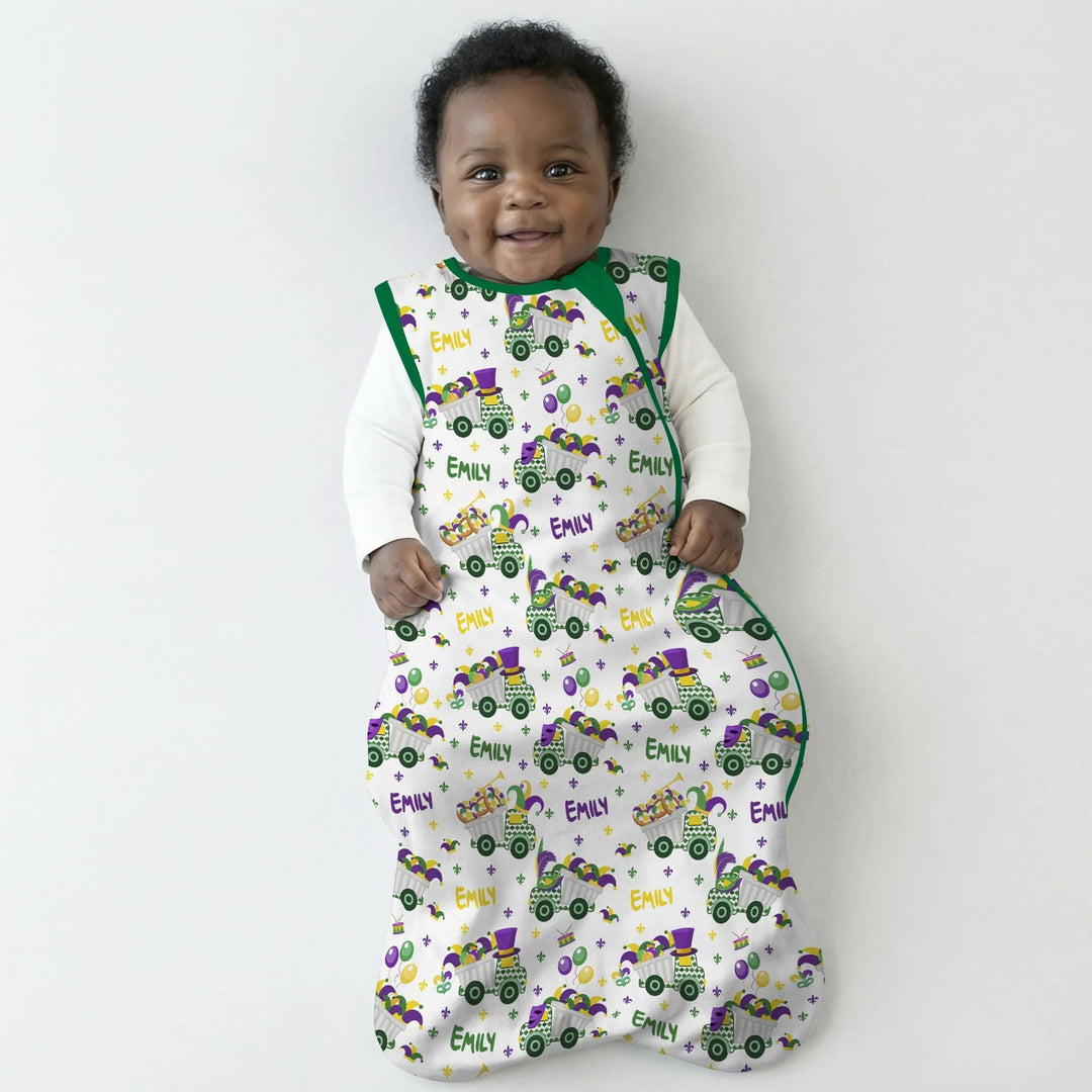 Mardi Gras Trucks Bamboo Sleep Bag