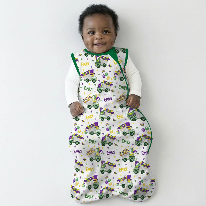 Mardi Gras Trucks Bamboo Sleep Bag
