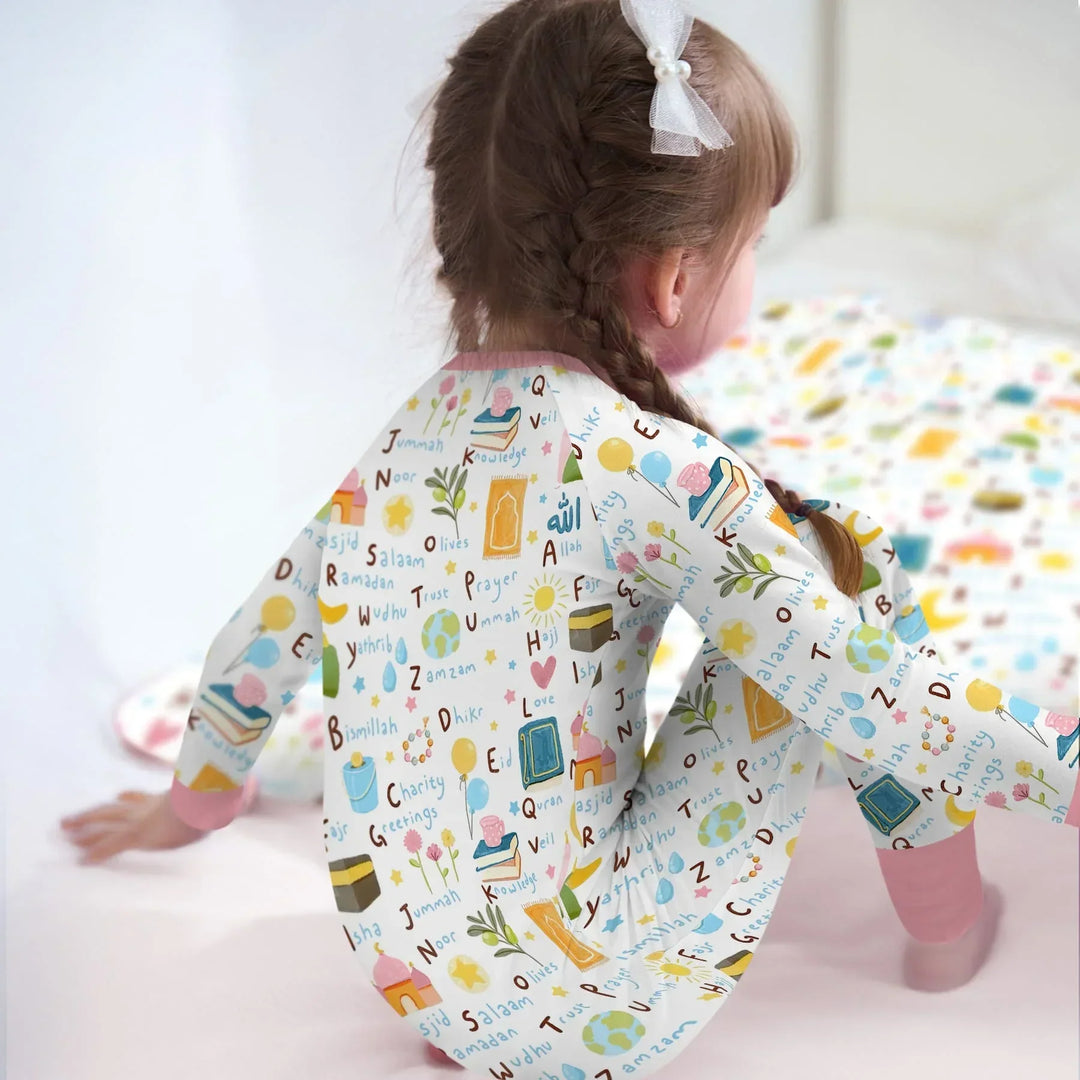 Islamic Alphabet Bamboo Convertible Zippy