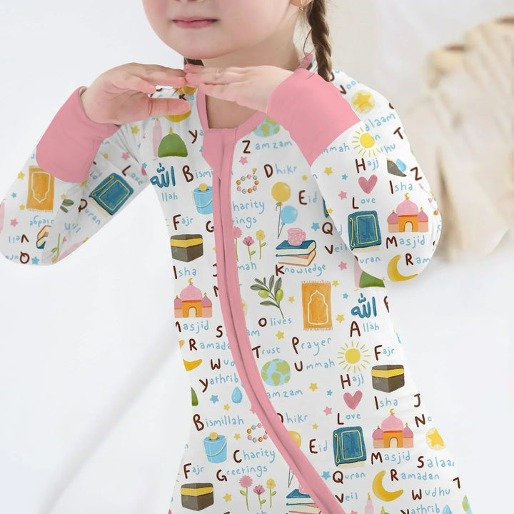 Islamic Alphabet Bamboo Convertible Zippy
