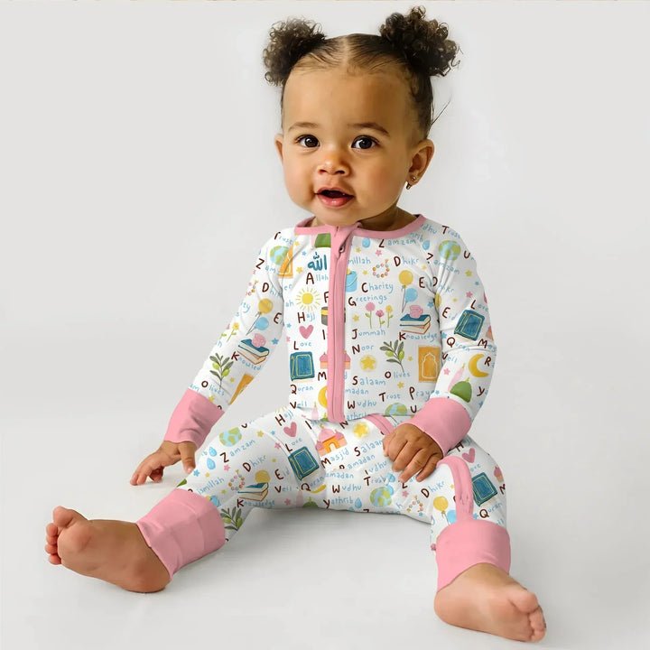 Islamic Alphabet Bamboo Convertible Zippy