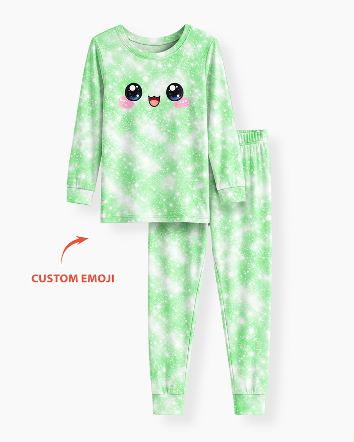 Cute Dumplings Emoji Gift For Squishy Hunter Bamboo Two Piece Long Sleeve Pajama Set