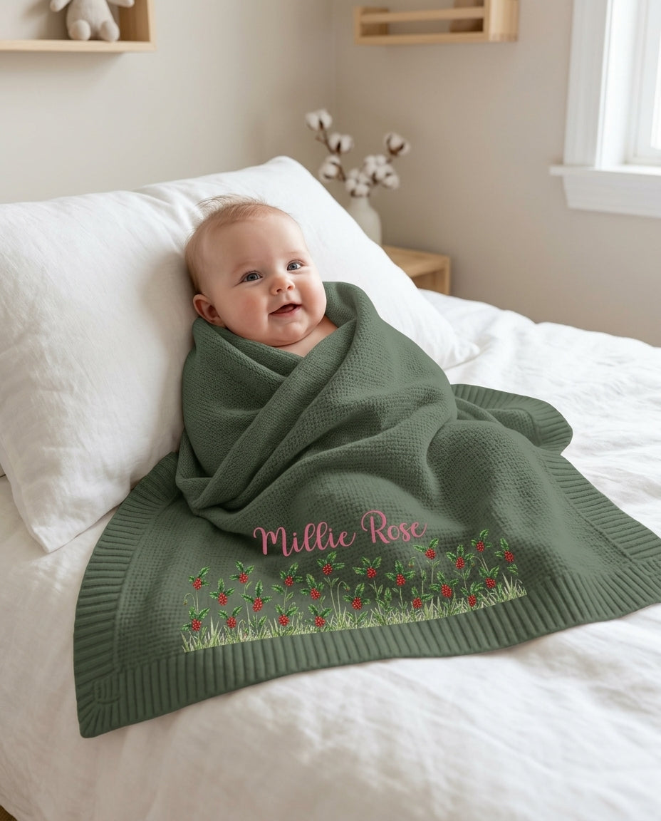 Floral Baby Baby Cotton Blanket
