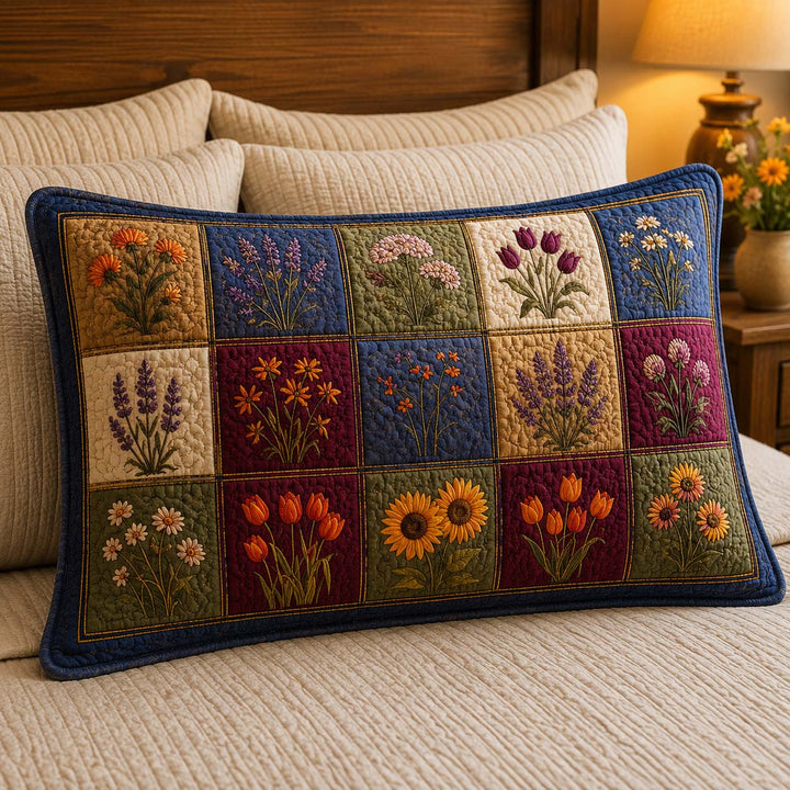 Garden Charm Bamboo Quilt Pillow Case
