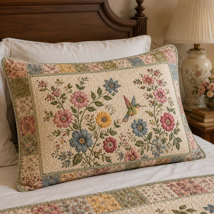 Garden Harmony Bamboo Quilt Pillow Case