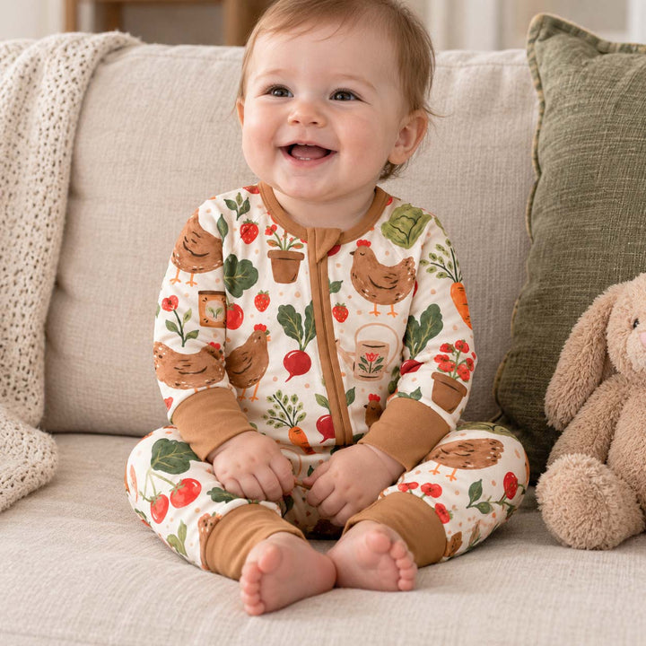 Garden Hen Harvest Bamboo Convertible Zippy