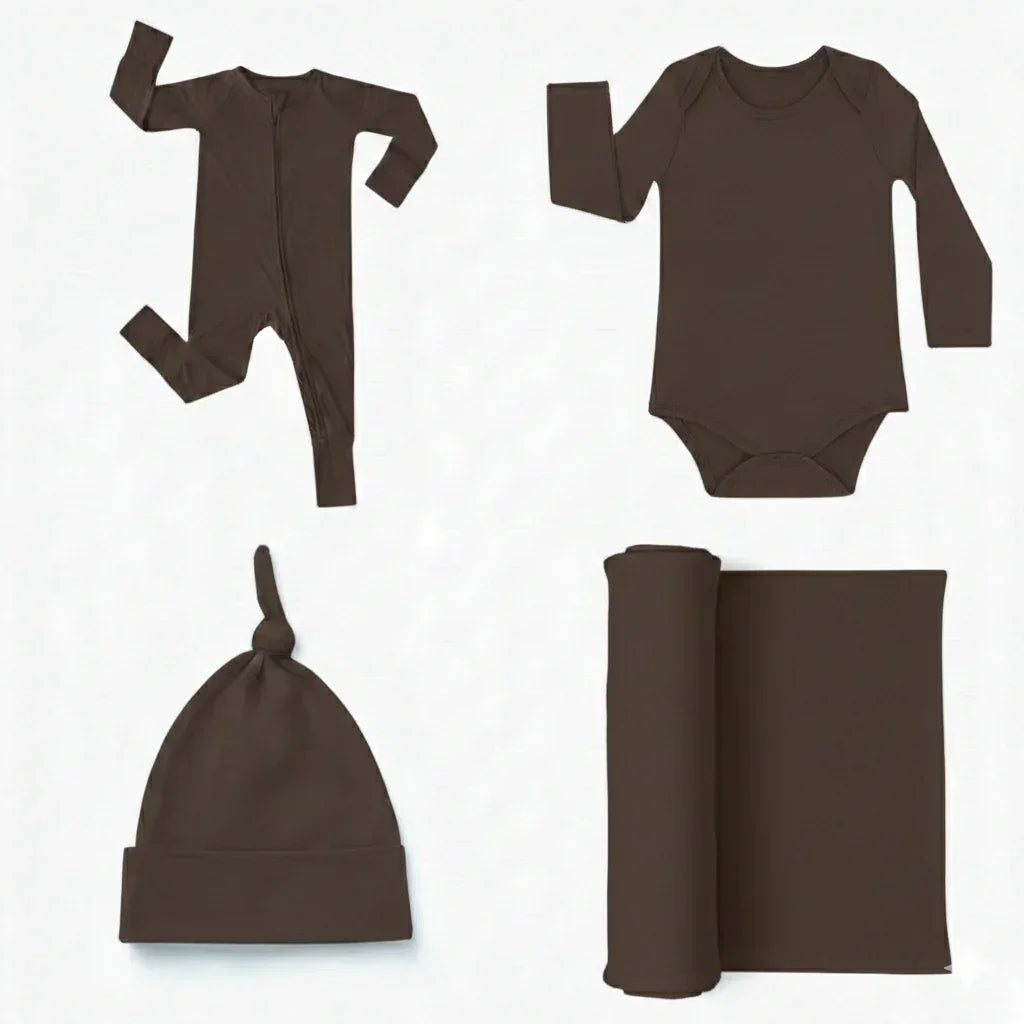 Welcome to our World Set ( 1 Long Zippy+ 1 Bodysuit+ 1 Swaddle Blanket+ 1 Knotted hat)
