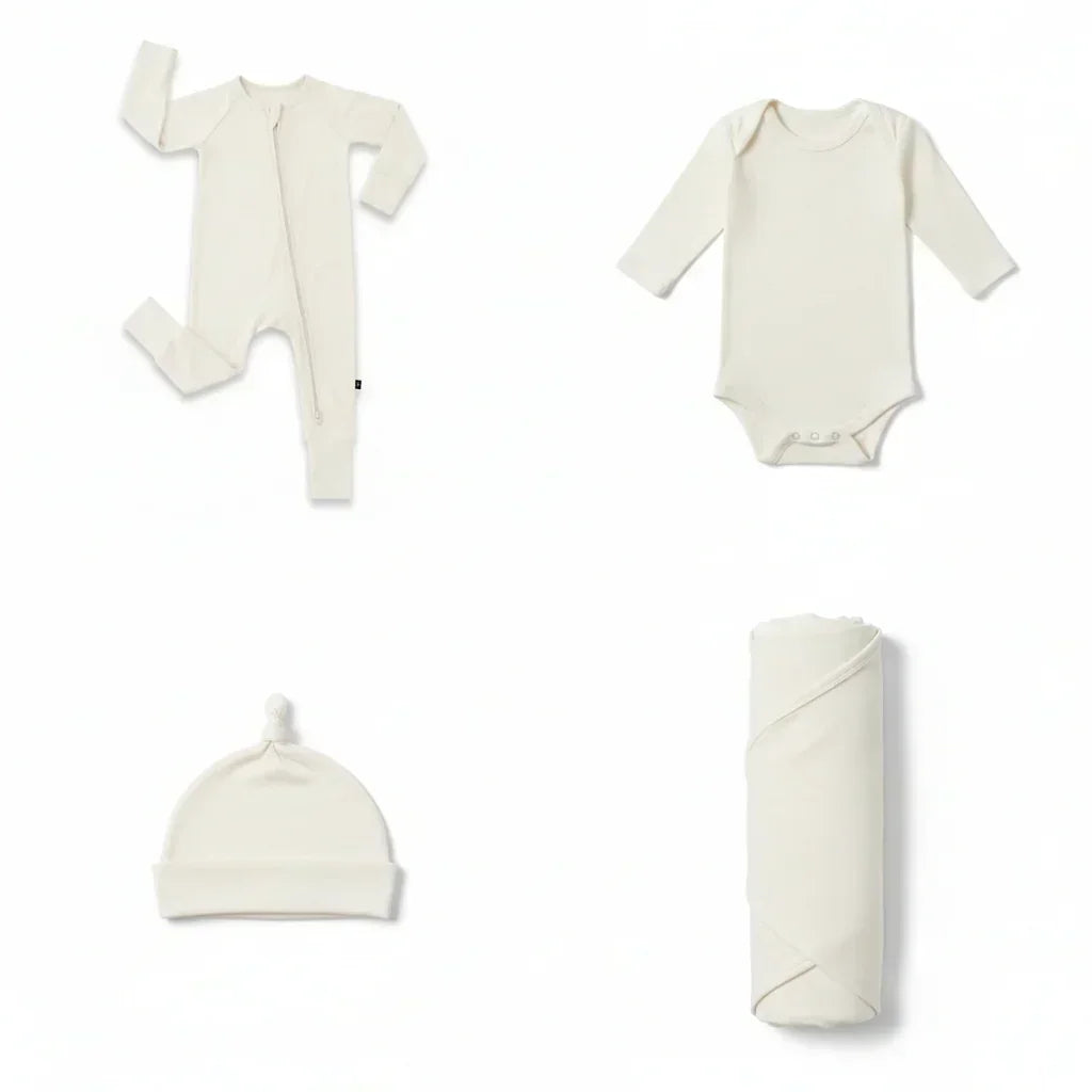 Welcome to our World Set ( 1 Long Zippy+ 1 Bodysuit+ 1 Swaddle Blanket+ 1 Knotted hat)