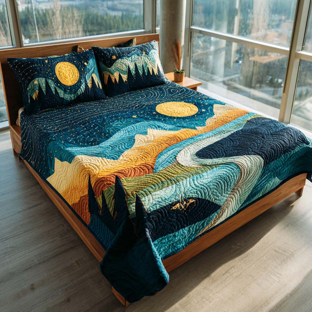 Gentle Summer Light Bamboo Quilt Bedding Set