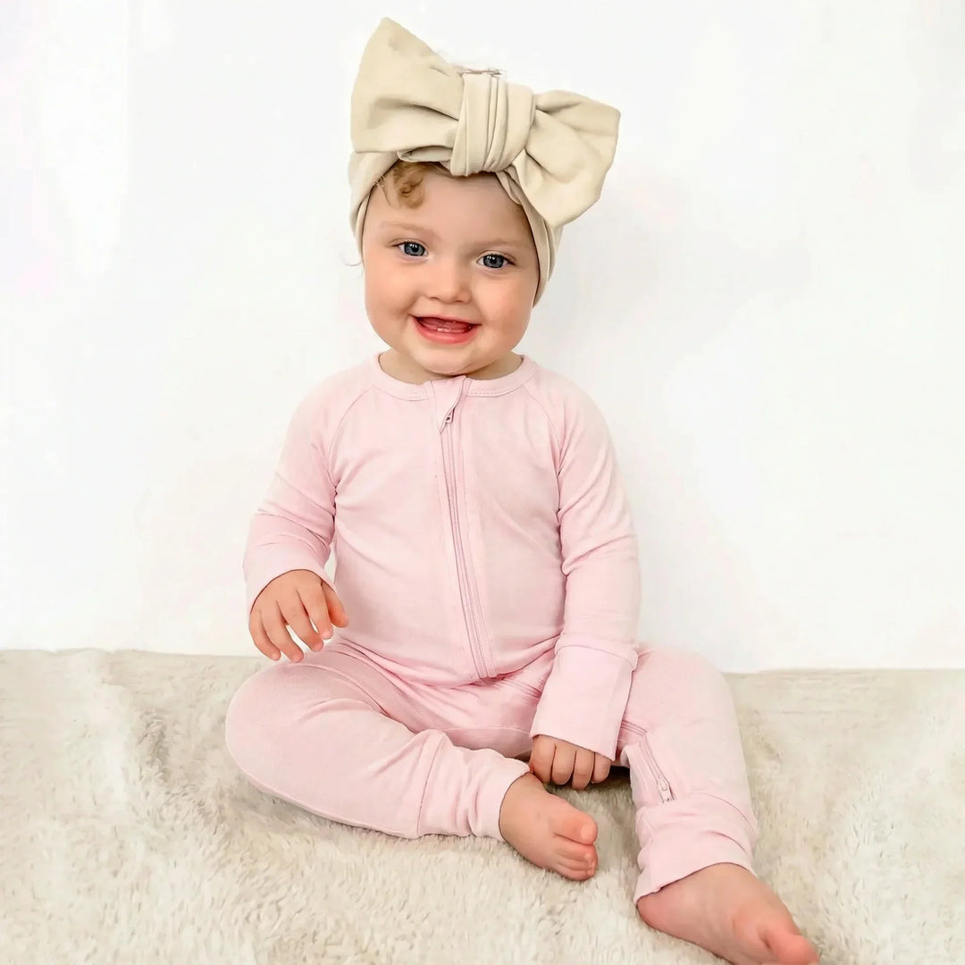 Sakura Bamboo Convertible Zippered Romper
