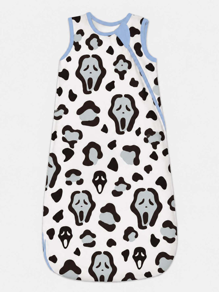Ghostface Abstract Halloween Pattern Bamboo Sleep Bag