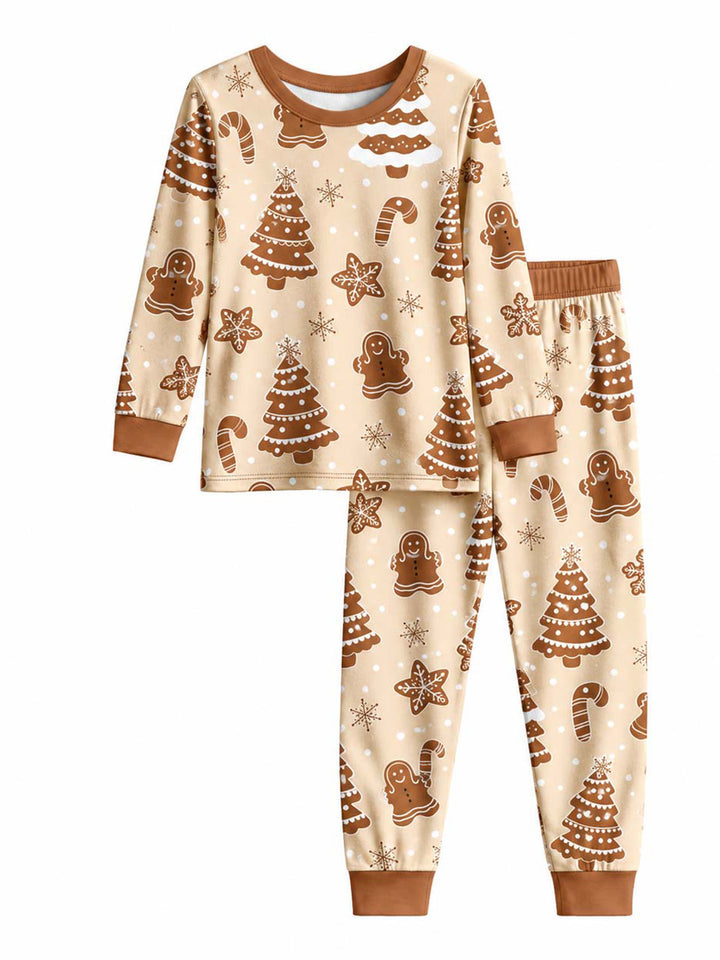 Gingerbread Cookie Wonderland Bamboo Men's Pajama Set
